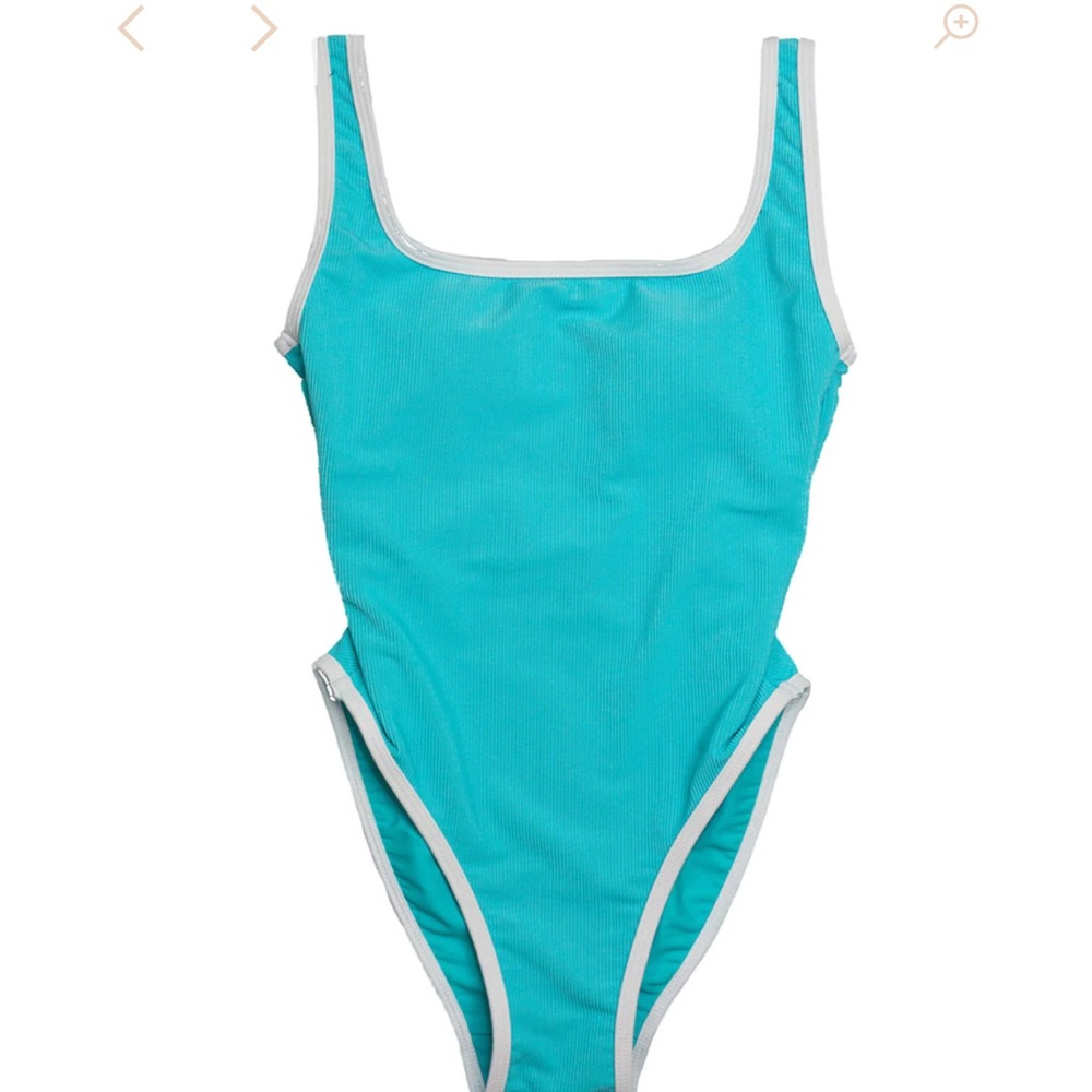 Women's Aqua One Piece Swimsuit